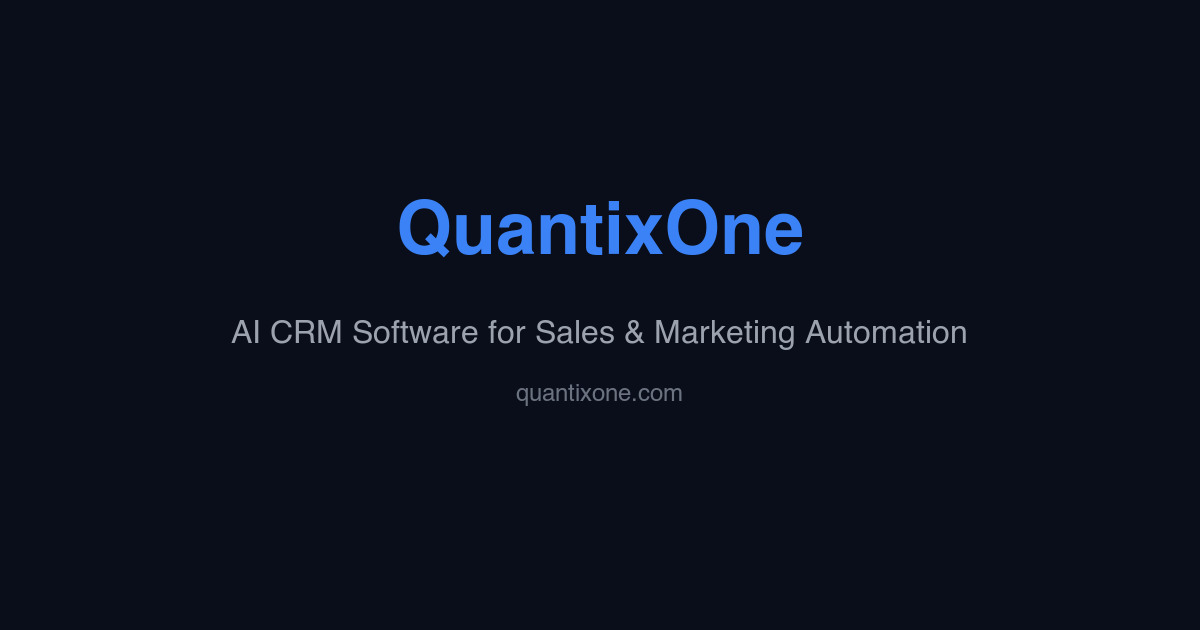 QuantixOne — 官网预览图